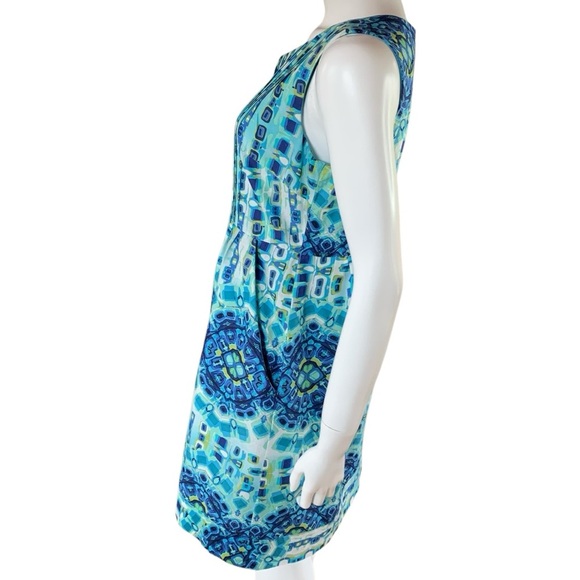 Rabbit Rabbit Rabbit Petite 100% cotton sleeveless dress size 10 - Picture 3 of 15